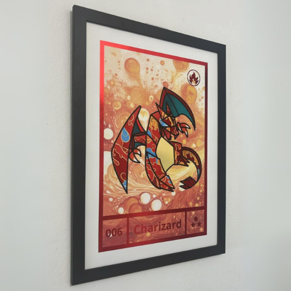 Quadro Charizard em foil