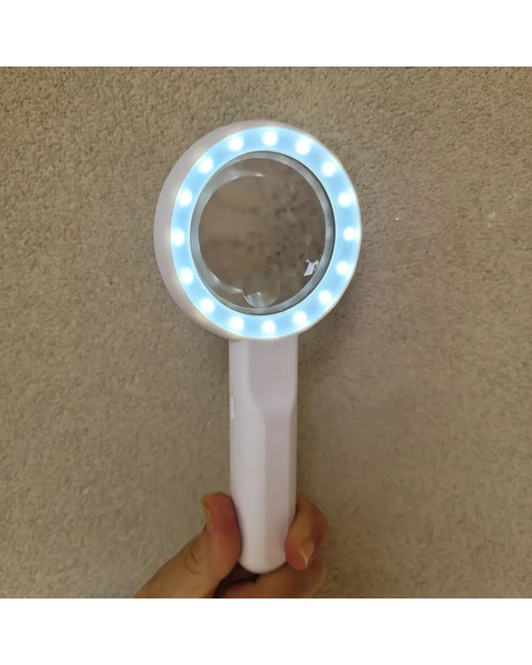 Lupa de Mão Aumento 12x com LED Profissional Portátil - Imagem 4
