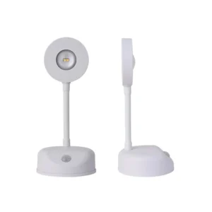Luminária de parede de LED sem fio Capitech com sensor de presença, braço articulável, branca