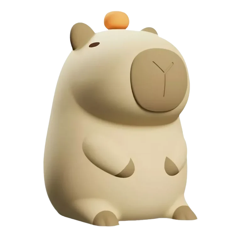 Luminária Capivara de silicone, brinde nas compras acima de R$ 249